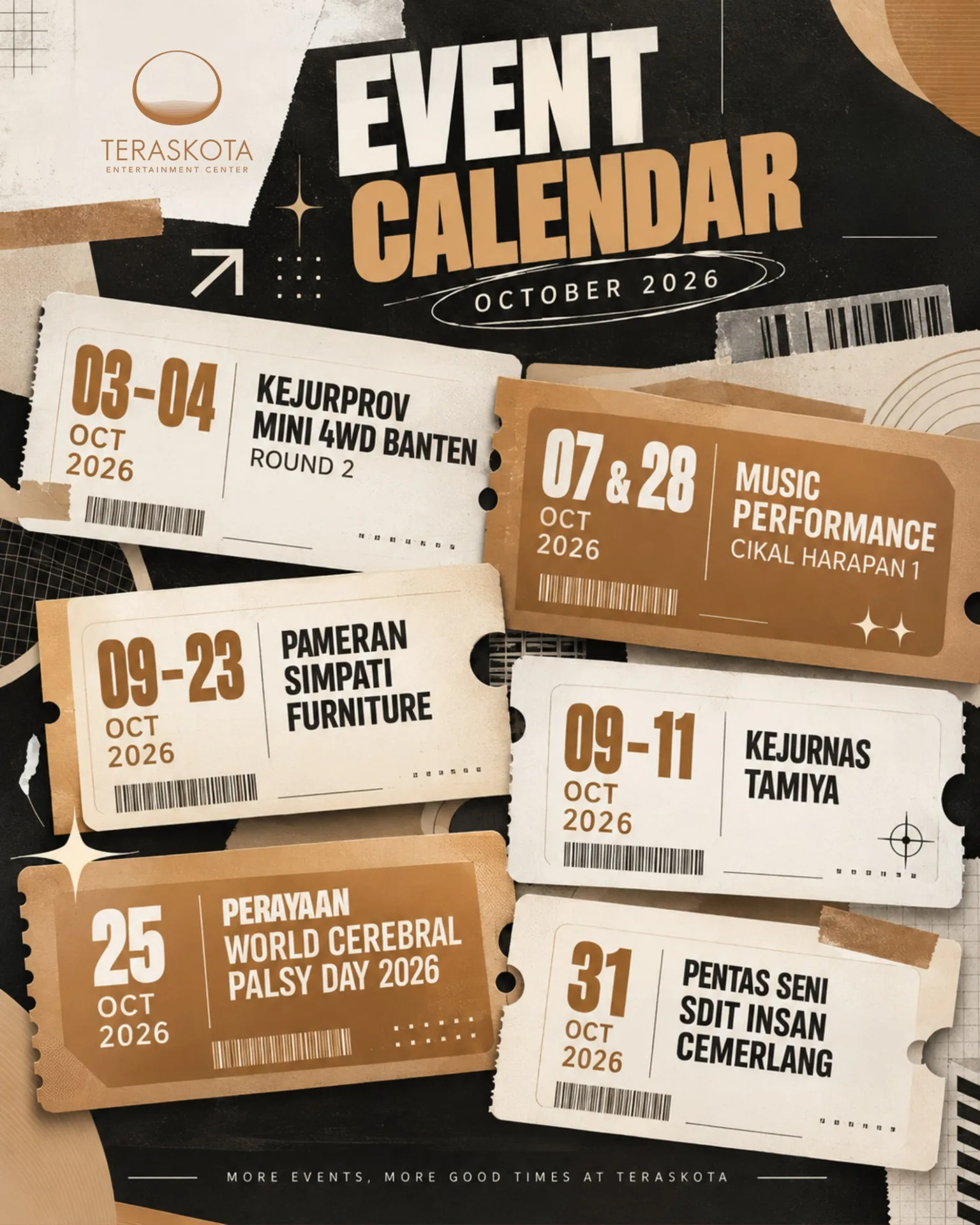 Upcoming event di bulan Oktober 2026